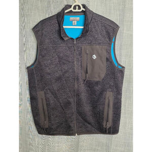 Men's‎ Ocean Coast Vest Size L Gray Fleece